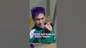 THANOS BUT IN ROBLOX SQUID GAMES Roblox Robloxshorts 