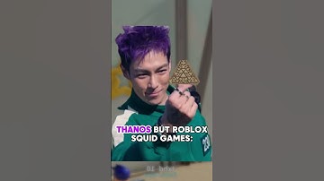 THANOS BUT IN ROBLOX SQUID GAMES...🦑🍴 #roblox #robloxshorts