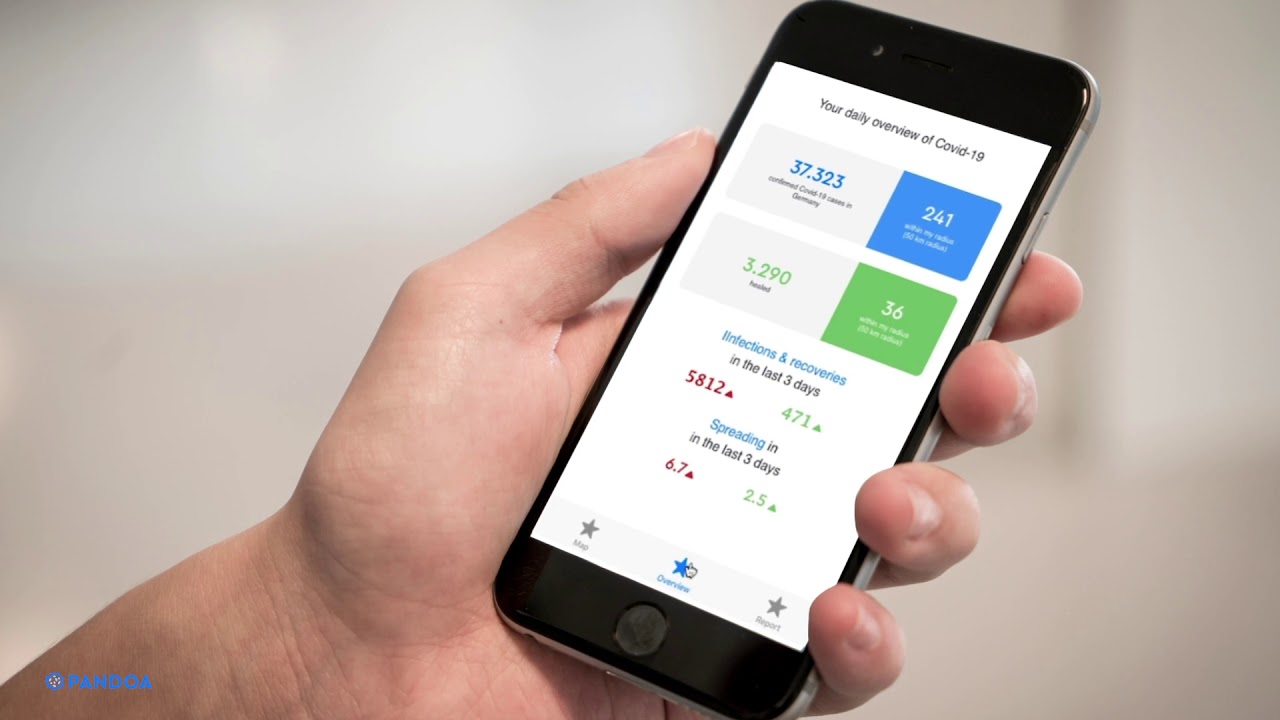 PANDOA Corona Virus Tracing App