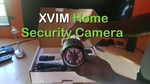 XVIM 8 Channel 720P Outdoor Home Security Camera System Unboxing