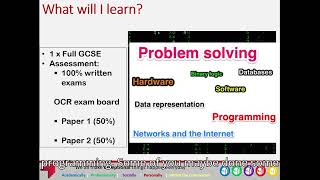 GCSE Options   Computer Science