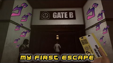 MY FIRST TIME ESCAPING | SCP: Secret Laboratory