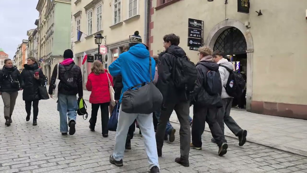 # Kraków z Kościoła Mariackiego spacerkiem do plant przez ulice Floriańską   25.02. 2026