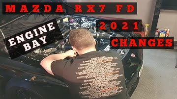 Mazda Rx7 FD3S Efini Engine Bay Modifications & Changes
