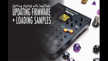 Sonicware SmplTrek | Updating firmware from SD card, loading default samples, and SD card tutorial!