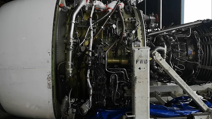 CFM 56-7B Engine outside look