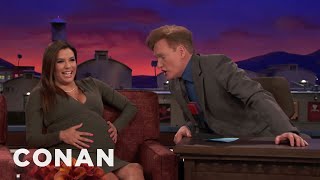 Conan Sings To Eva Longoria’s Unborn Baby | CONAN on TBS