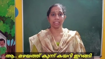 Std 7 Malayalam Unit 1 Class 06 White Board HI