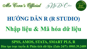 HƯỚNG DẪN R (R STUDIO) | Nhập liệu & Mã hóa dữ liệu 11102026 | NGÔ ĐỨC CHIẾN 0905392489