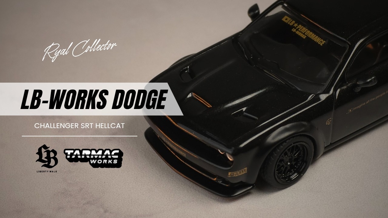 LB-Works Dodge Challenger SRT Hellcat 🔥 Una PIEZA LIMITADA de TARMAC ...