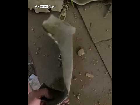 منزل تضرر من جراء القصف في بحري شمال العاصمة السودانية الخرطوم شاهد سكاي