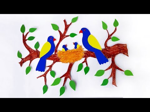 diy-paper-wall-art-|-wall-hanging-|-wall-decor-|-beautiful-wall-hanging-craft-ideas