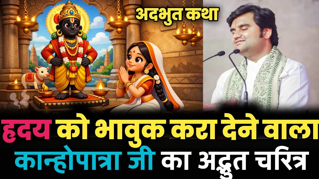 ह्रदय ♥️ को भावुक करा देने वाला कान्होपात्रा जी का चरित्र💥|Indresh Upadhyay|Katha|I ndresh ji Katha|