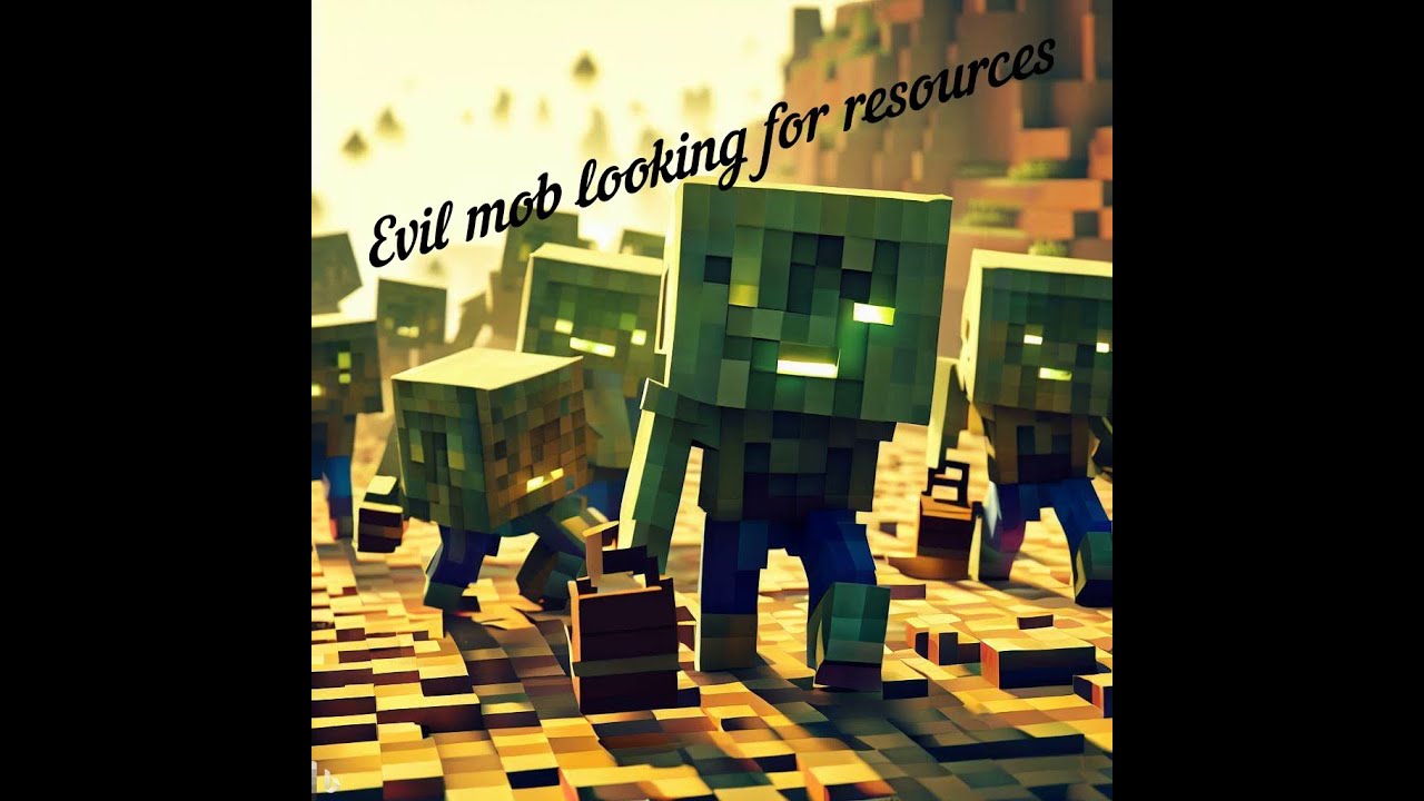 Evil mob looking for resources - YouTube