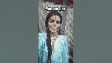 YouTube filter tutorial #skeleton #viral #shortvideo