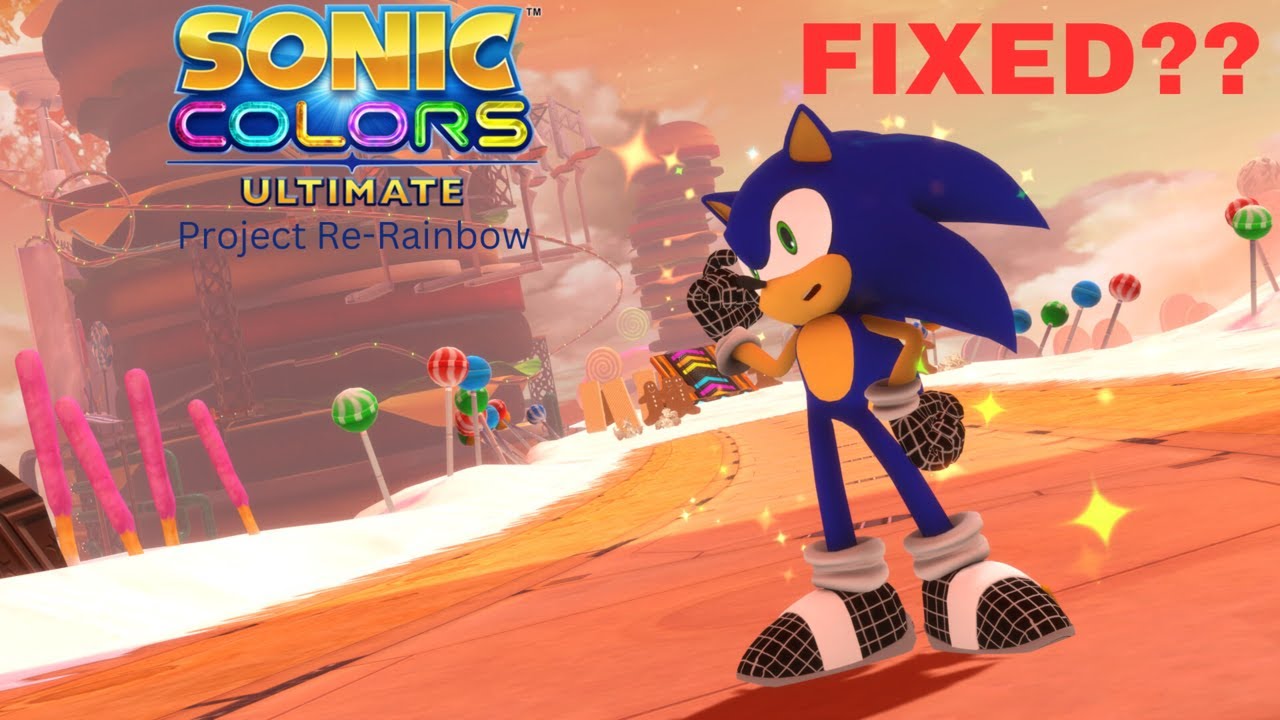 Sonic Ultimately Recolored my Rainbows Sonic Colors Ultimate (Project