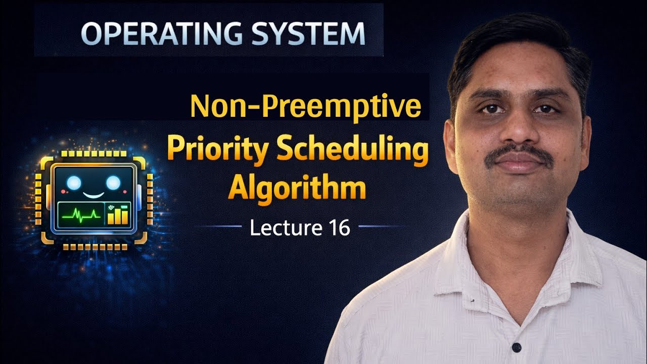 Priority Scheduling Algorithm | Non preemptive Priority CPU scheduling algorithm