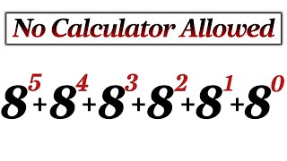 Calculator not allowed | How to Evaluate