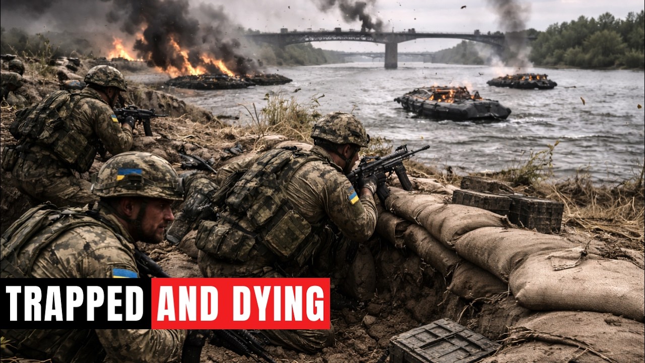 300 UKRAINIAN Marines Trapped At Krynky Bridgehead – Supplies Cut, No Escape, Annihilation Coming
