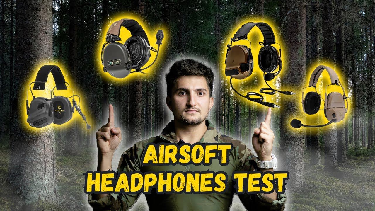 Airsoft Headsets biggest test! (Which one should you use earmor m32
