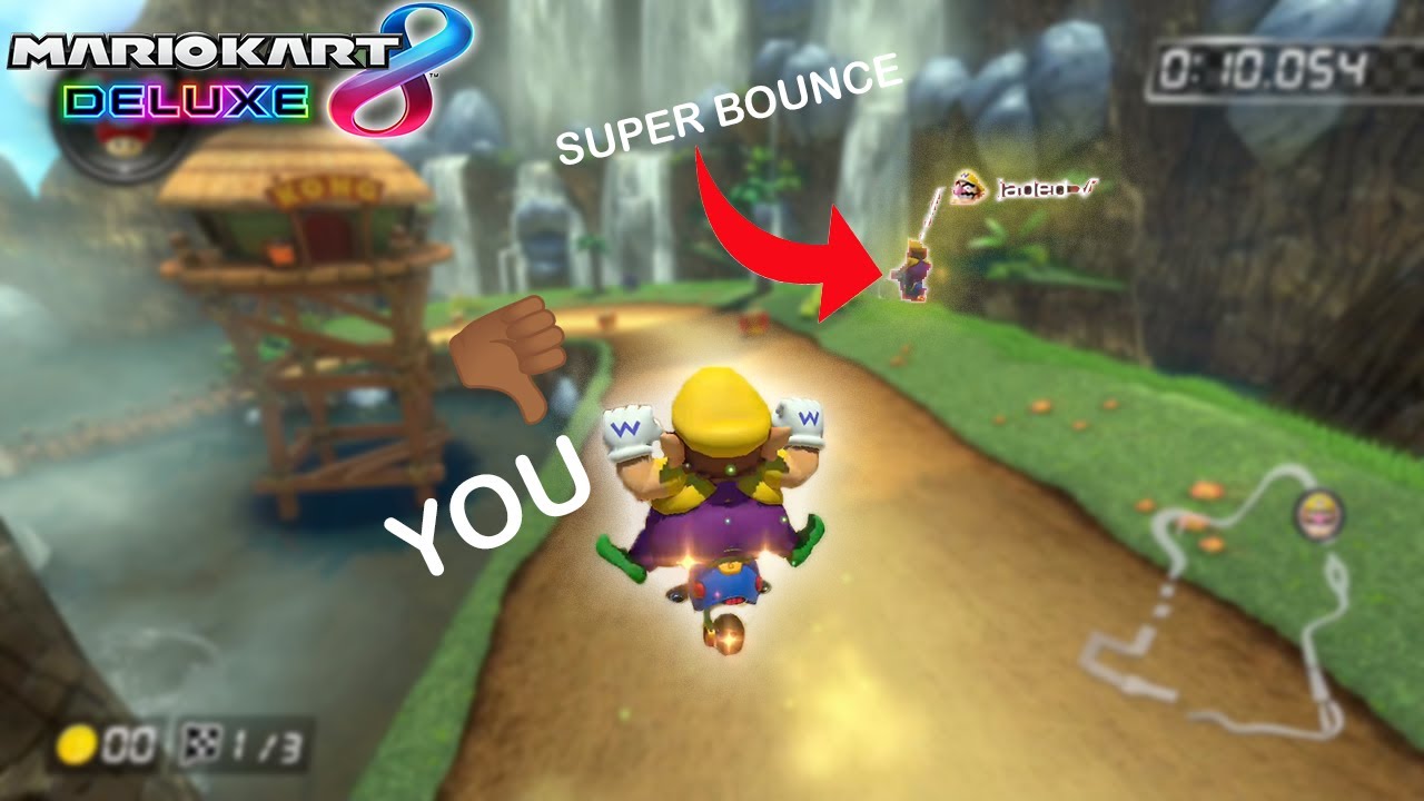 How to SUPER BOUNCE in Mario kart 8 deluxe! (Tutorial) - YouTube