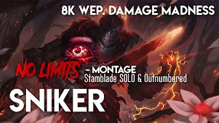 Sniker Eso - Stamblade Solo Montage - No Limits, 8K Weapon Damage Madness