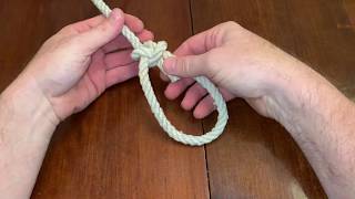 How to tie a Bowline Knot easy and quick for scouts