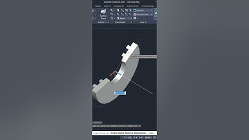 Revolve 3D Autocad #shorts