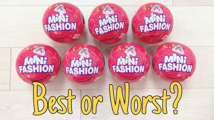 MINI FASHION BRANDS SERIES 1  UNBOXING MINI TOYS 5 SURPRISE BALLS 