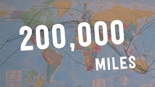 1 Year and 200,000 Miles of Travel in 6 Minutes