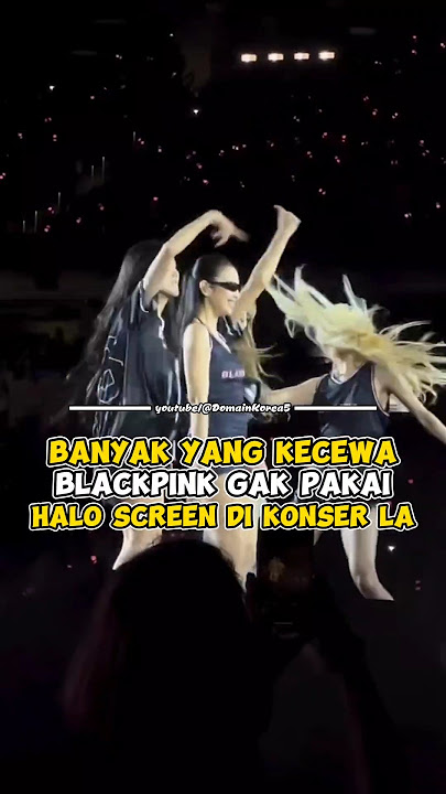 Banyak yang Kecewa BLACKPINK Gak Pakai Halo Screen Di Konser LA #kpop #shorts
