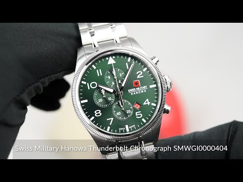 時計Swiss Military Swiss Military Hanowa Thunderbolt Chronograph SMWGI0000404 - YouTube