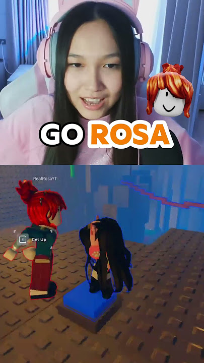It was so fun to play with Rosa!!🤩👀 #roblox #2playerobby
