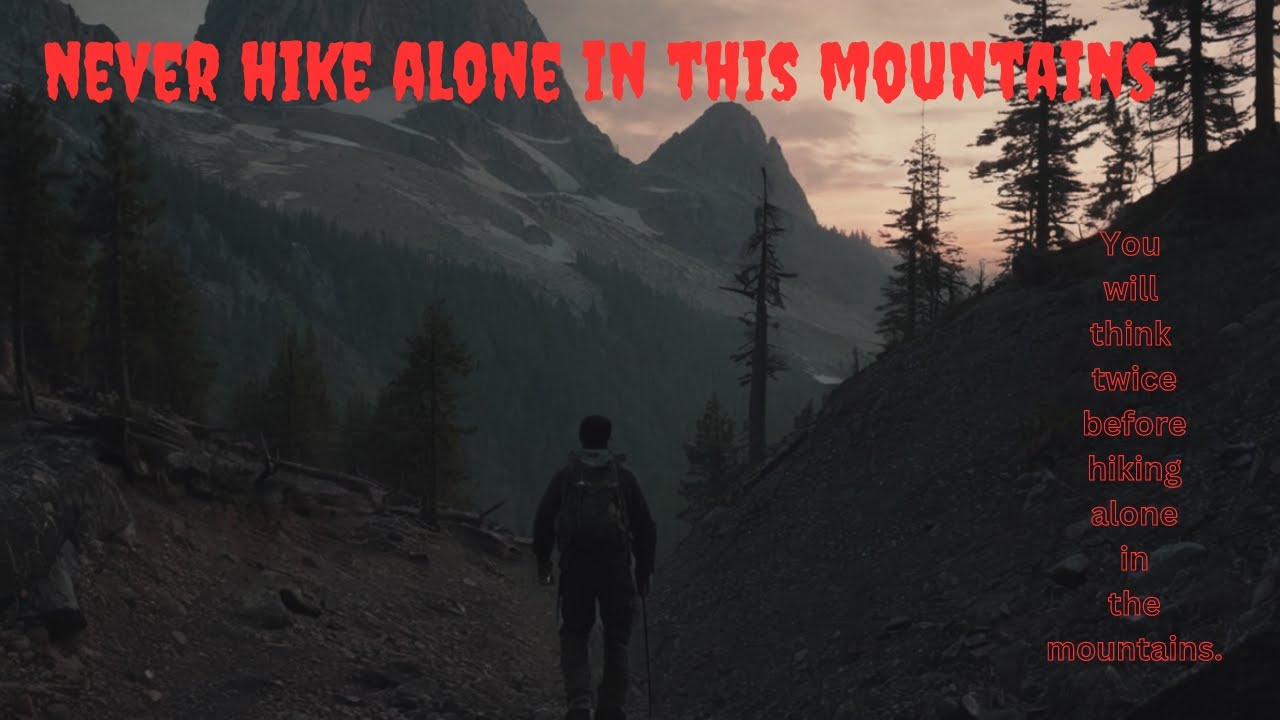 Hiking in the mountains alone scary story #horrorstory - YouTube