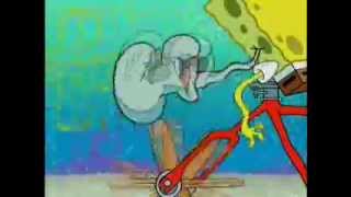 squidward hits his head while i play unfitting music !! Resimi