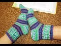 Носки на круговых спицах детские и взрослые. Socks for children and adults(Engl subtitles)