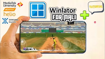 Winlator |🔥 Finally Donbradman Cricket 14 Playable On Mali-Mediatek Dimensity+ Helio | Full Tutorial