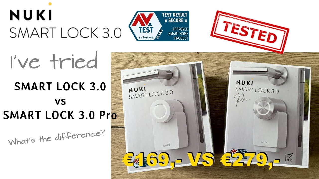 Compare the differences of Nuki SmartLock 3.0 and Nuki SmartLock 3.0 P