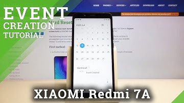 How to Add Event to Calendar in XIAOMI Redmi 7A – Save Important Days
