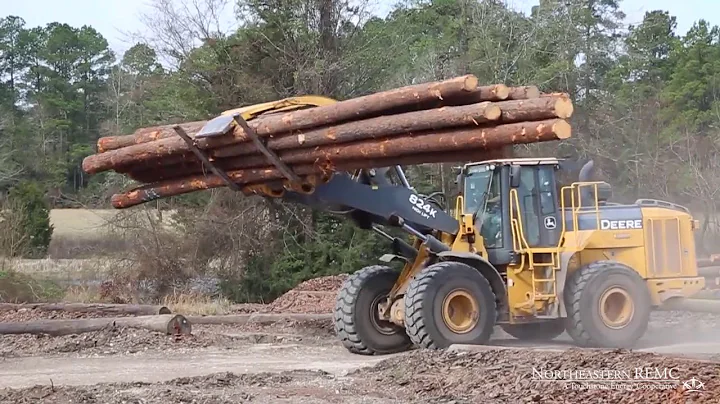 How are utility poles made?