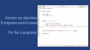 Linguagem C - Soma até ler valor negativo