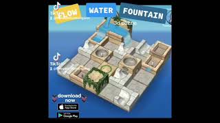 Flow Water Fountain 3d Puzzle. Already 10 million downloads. Check it out! #indiegames #mind #games