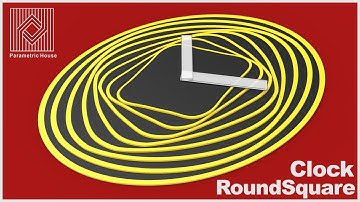 Wooden clock tutorial : RoundSquare