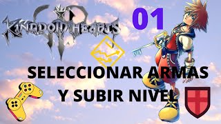 como elegir armas kingdom hearts ps2 walkthrough español 01