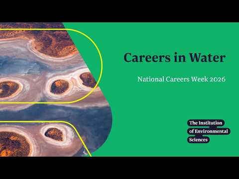 National Careers Week: Water