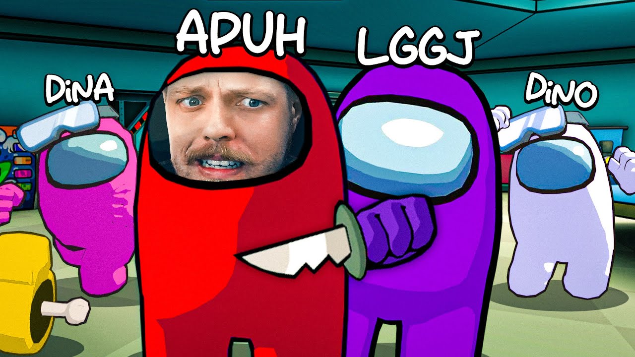 joguei AMONG US 3D com MEUS AMIGOS e foi MUITO ENGRAÇADO!!