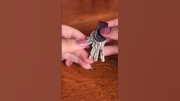 Extremely compact keychain 🔑​🔥​ #asmr #keysmart #keychain #keyorganizer #lifehack #shorts