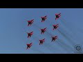 Unique performance of the Swifts aerobatic team at sunset / Уникальный пилотаж Стрижей на закате