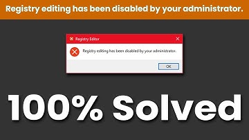 [100% SOLVED] Registry editing has been disabled by your administrator | Windows Registry Enabler