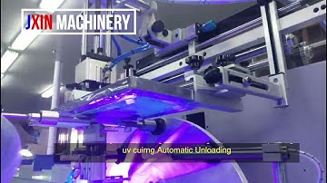 Single Color High Speed Semi Automatic UV Curing  Screen Printing Machine for Cosmetic Tube